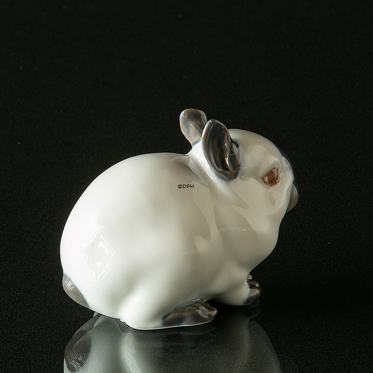 Kaninchen, Royal Copenhagen Figur Nr. 4705