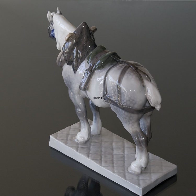 Percheron, Royal Copenhagen Pferd Figur Nr. 471