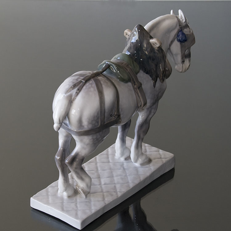 Percheron, Royal Copenhagen Pferd Figur Nr. 471