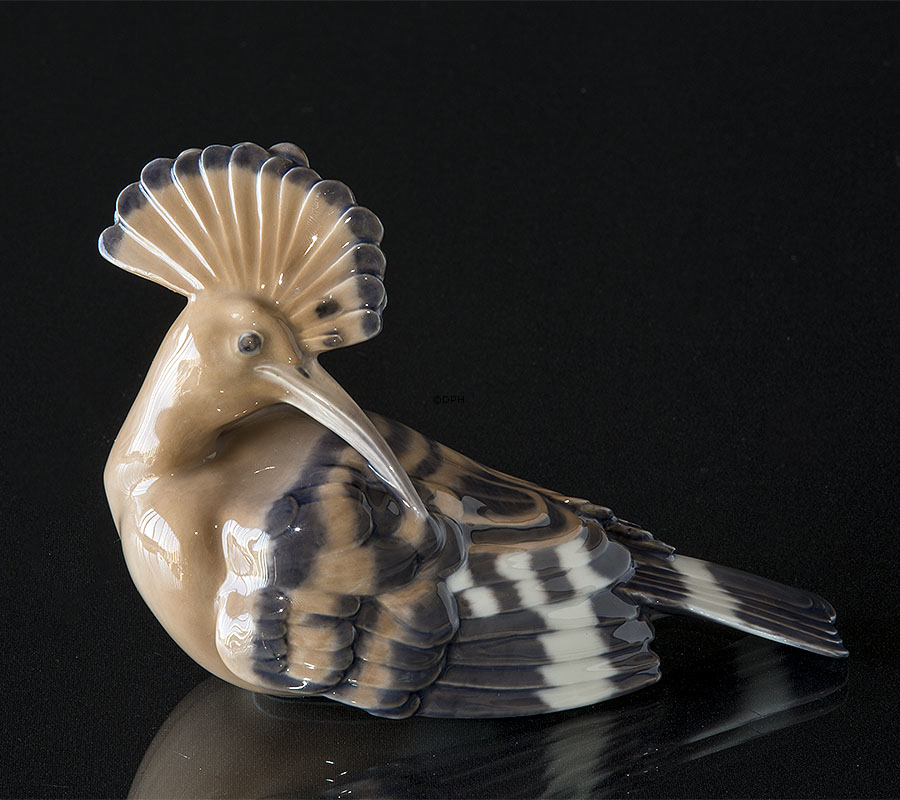 Wiedehopf, Royal Copenhagen Vogelfigur Nr. 4746