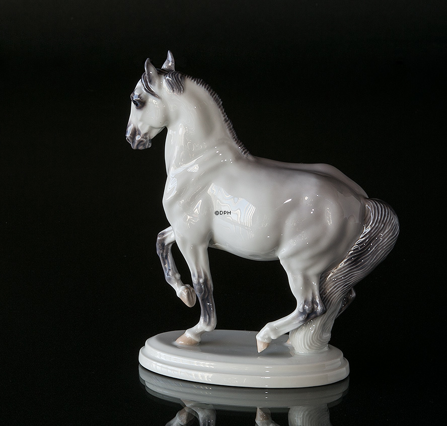 Lippizzaner Pferd, Royal Copenhagen Pferd Figur Nr. 4752