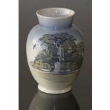 Vase mit Statue von einem Soldat, Royal Copenhagen Nr. 4765