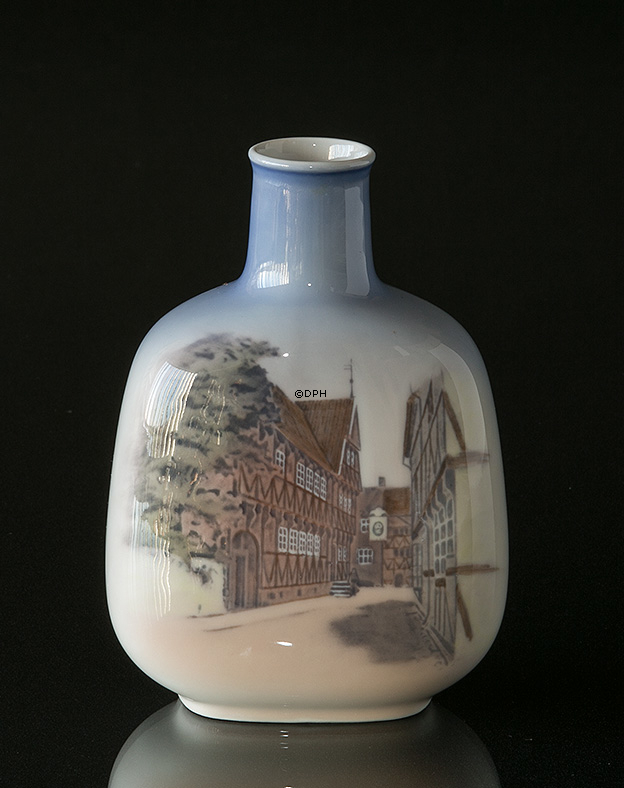 Vase mit der Altstadt, Royal Copenhagen Nr. 4766