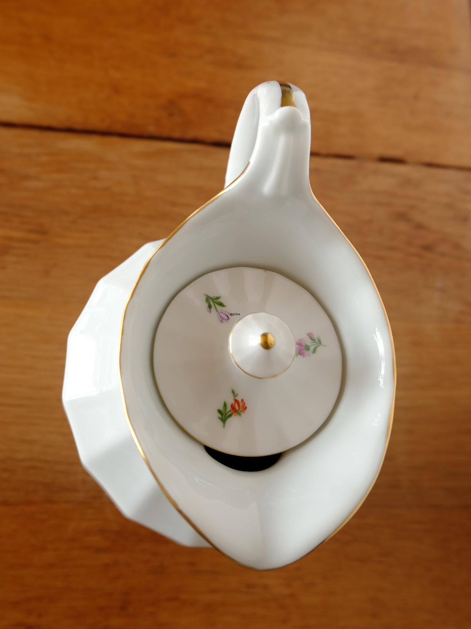 Royal Copenhagen Henriette Light Blume Schokoladenkanne / Milchkännchen Nr. 482/8606