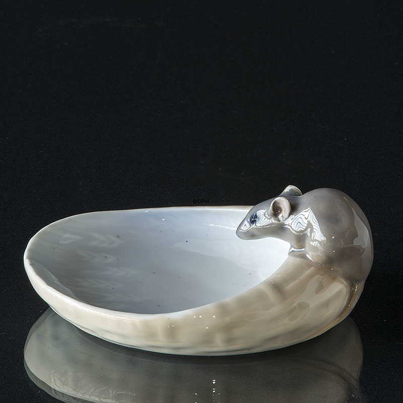 Schale mit Maus, Jugendstil, Royal Copenhagen Nr. 5-11