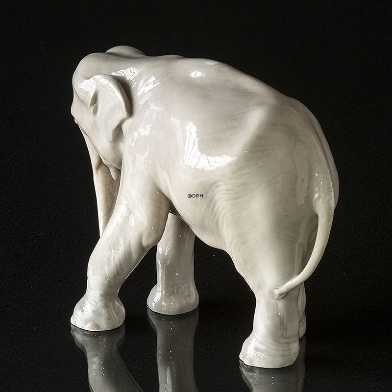 Elefant, stehend, Royal Copenhagen Figur Nr. 501 (1894-1922)