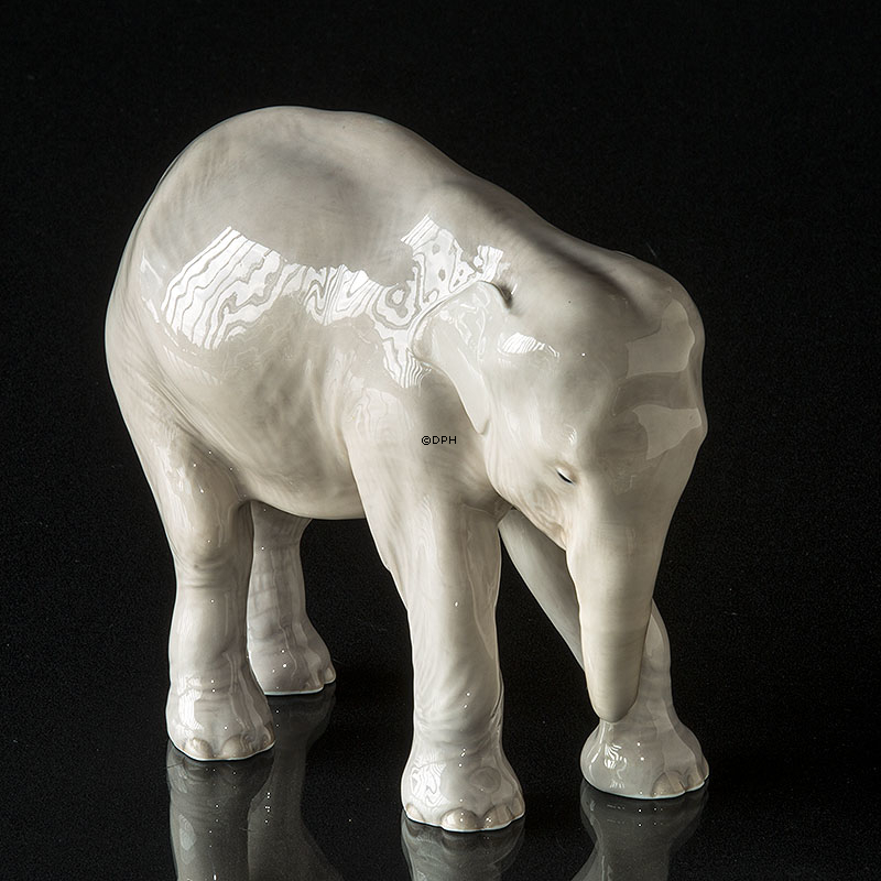 Elefant, stehend, Royal Copenhagen Figur Nr. 501 (1894-1922)