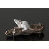 Maus auf Maiskolben, Royal Copenhagen Figur Nr. 512