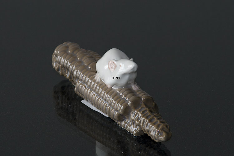 Maus auf Maiskolben, Royal Copenhagen Figur Nr. 512