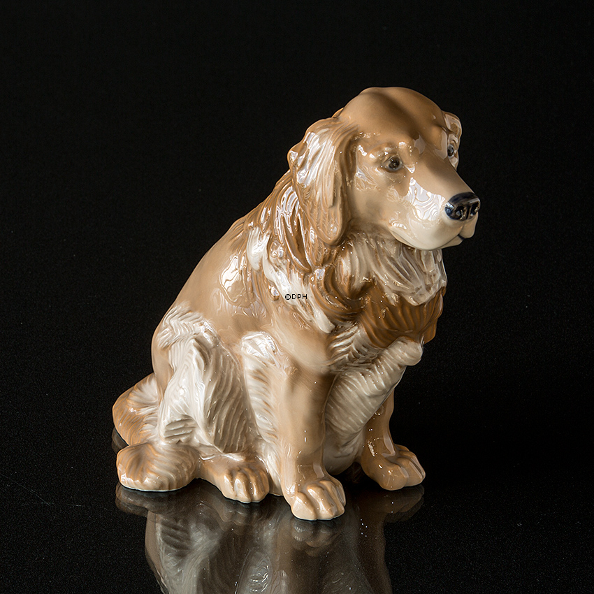 Golden Retriever, Royal Copenhagen Hundefigur Nr. 5136