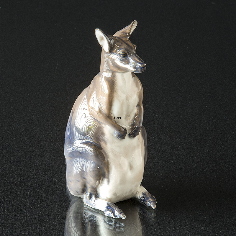 Känguru, Royal Copenhagen Figur Nr. 5154