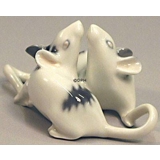 Zwei Mäuse, Royal Copenhagen Figur Nr. 521