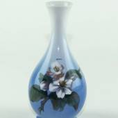 Vase mit Apfelzweig in blau und weiß, Royal Copenhagen Nr. 53-51