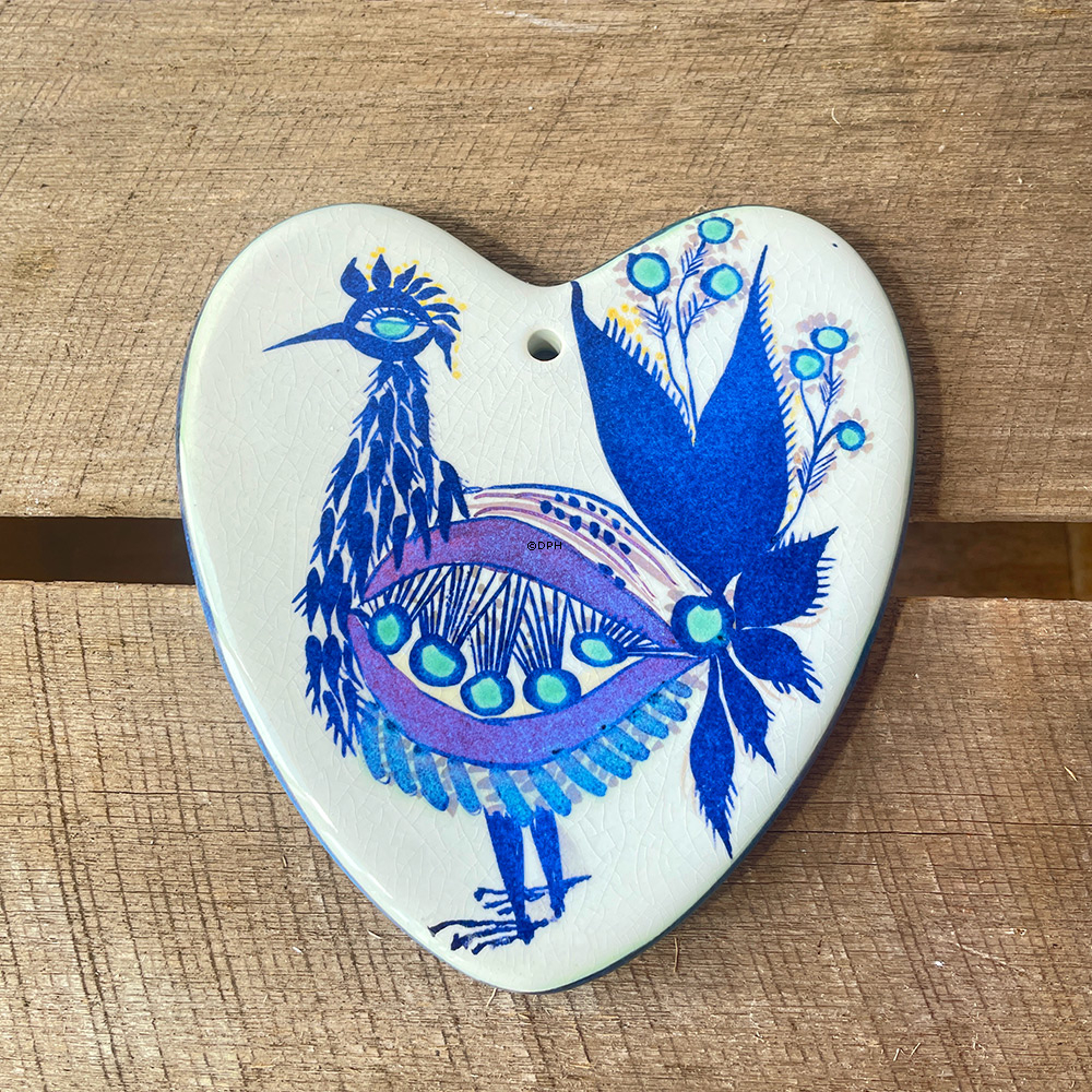 Royal Copenhagen Tenera, herzförmiger Anhänger, entworfen von Marianne Johanson 530-3327