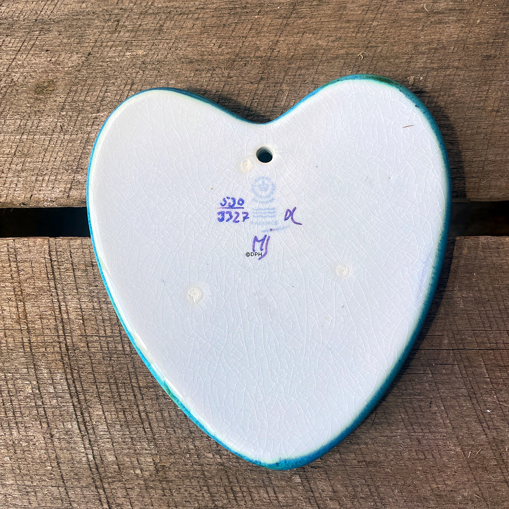 Royal Copenhagen Tenera, herzförmiger Anhänger, entworfen von Marianne Johanson 530-3327