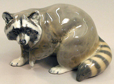 Waschbär, Royal Copenhagen Figur Nr. 5401