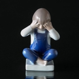 Nichts sehen, Royal Copenhagen Kinderfigur Nr. 5460
