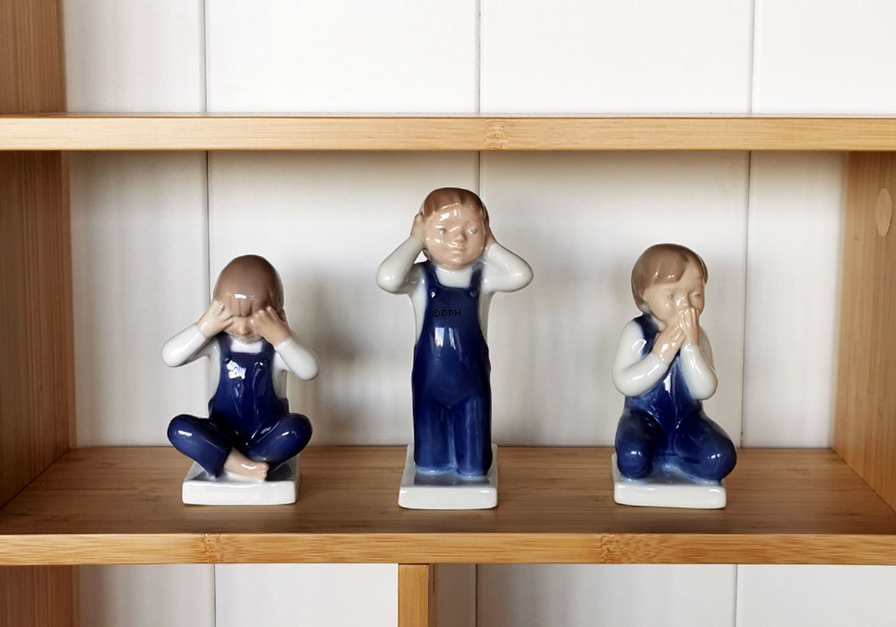 Nichts sagen, Royal Copenhagen Kinderfigur Nr. 5462