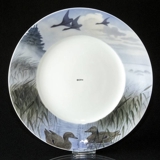 Teller Jugendstil, Landschaft und Ente, Royal Copenhagen Nr. 564 (1889-1992)