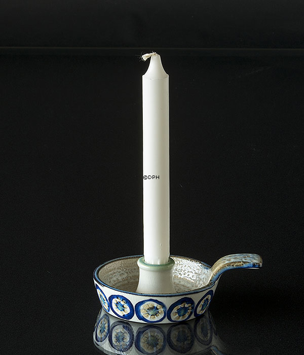 Fayence Kerzenhalter mit Henkel von Marianne Johanson, Royal Copenhagen No. 589-3367
