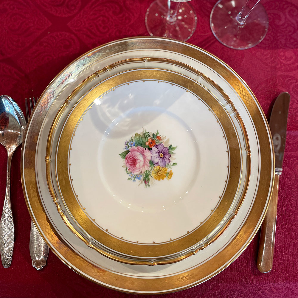 Royal Copenhagen 6 Stück von Flat Plate 27cm Nr. 607-9785