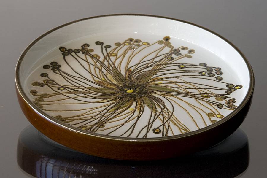 Baca Steingutschale mit Pflanzenmuster, Royal Copenhagen Nr. 635-3292