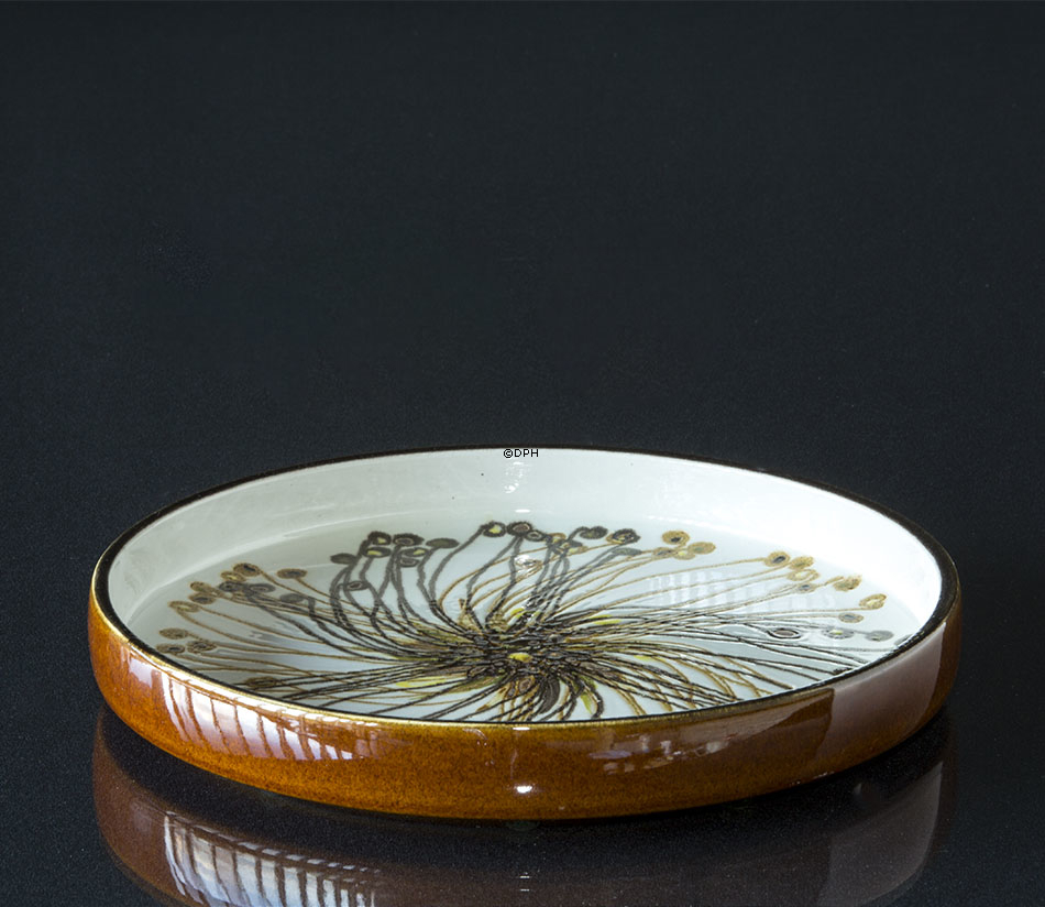 Baca Steingutschale mit Pflanzenmuster, Royal Copenhagen Nr. 635-3726