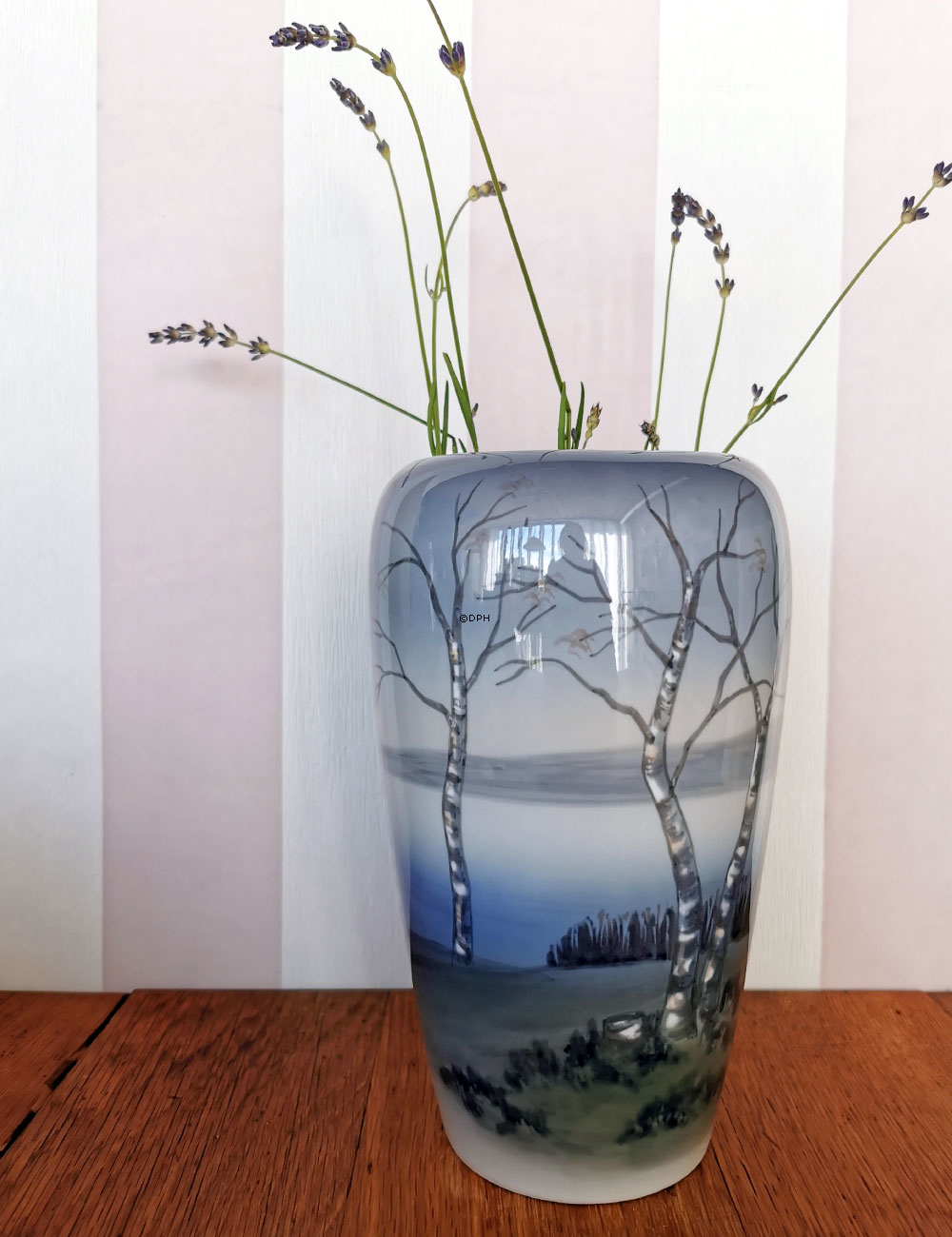 Vase mit Landschaft, Royal Copenhagen Nr. 717-5449