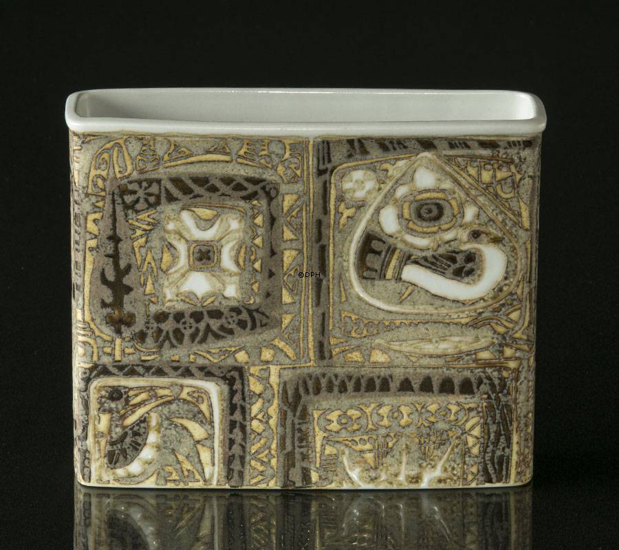 Baca Rustikale Fayencevase von Nils Thorssen, Royal Copenhagen Nr. 719-2942