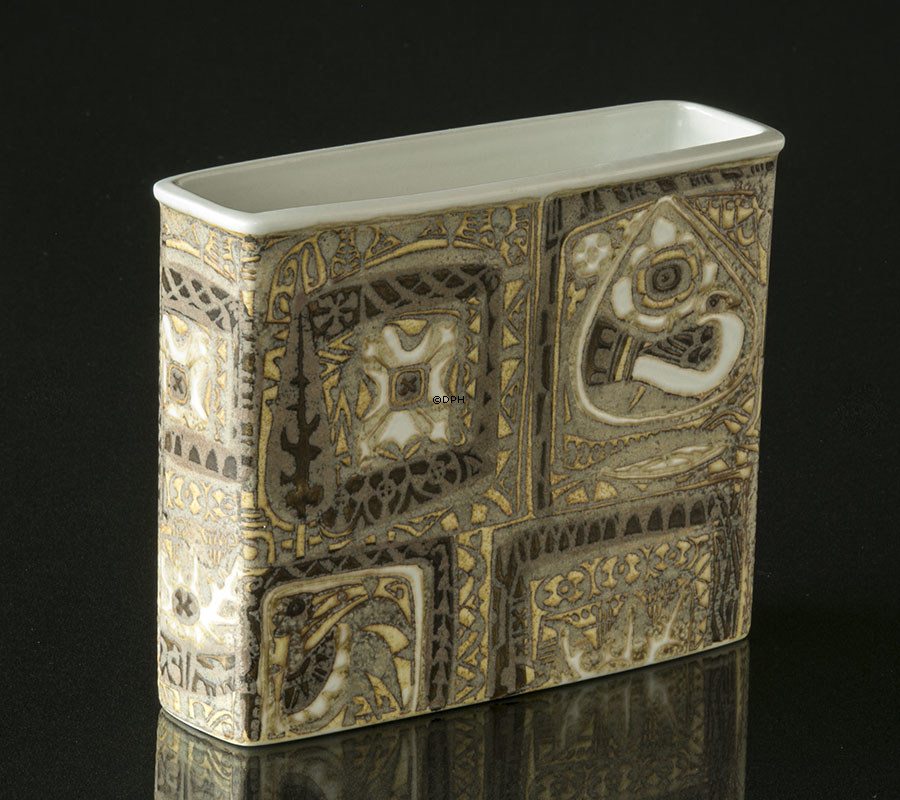 Baca Rustikale Fayencevase von Nils Thorssen, Royal Copenhagen Nr. 719-2942