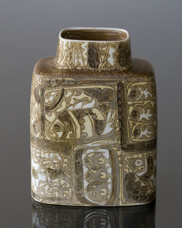 Baca Rustikale Fayencevase von Nils Thorssen, Royal Copenhagen Nr. 719-3121