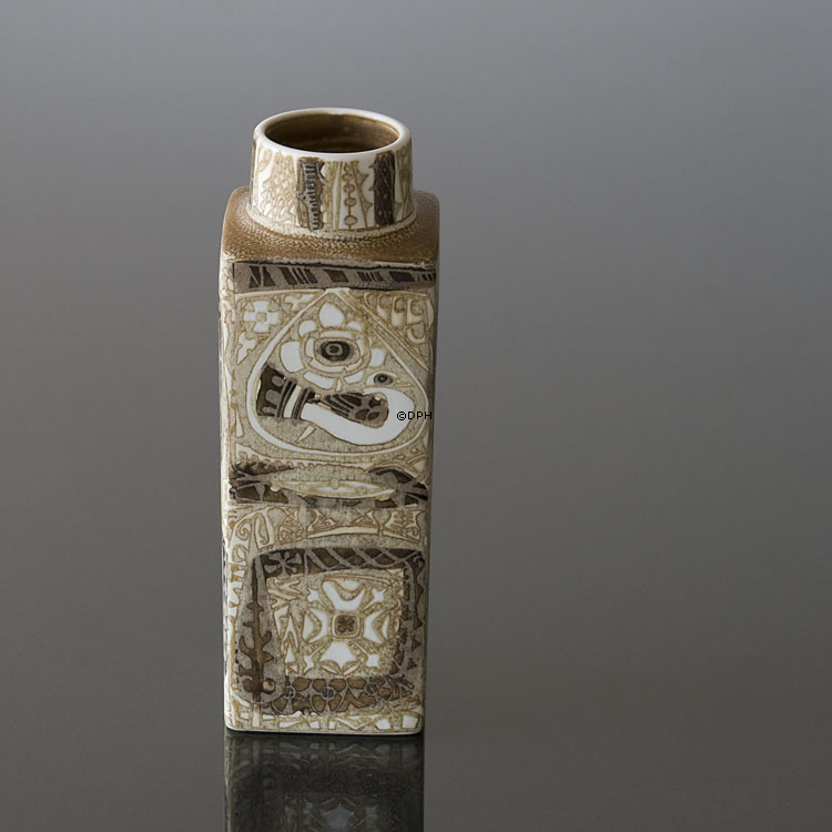 Baca Rustikale Fayencevase von Nils Thorssen, Royal Copenhagen Nr. 719-3259