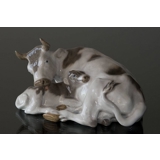 Kuh mit Kalb, Royal Copenhagen Figur Nr. 800
