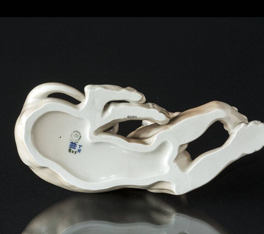 Löwenfigur, Löwin, Royal Copenhagen Figur nr. 804