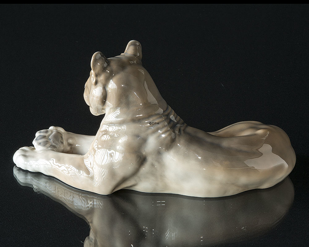 Löwenfigur, Löwin, Royal Copenhagen Figur nr. 804