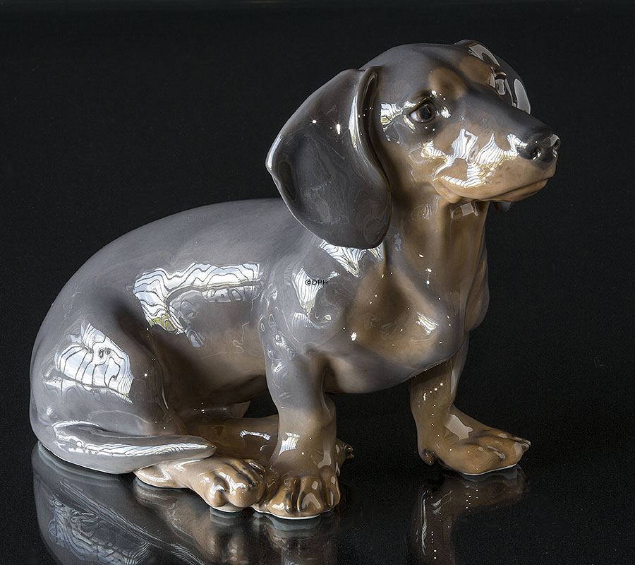 Dackel, Royal Copenhagen Hundefigur Nr. 850