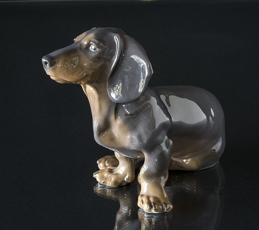 Dackel, Royal Copenhagen Hundefigur Nr. 850