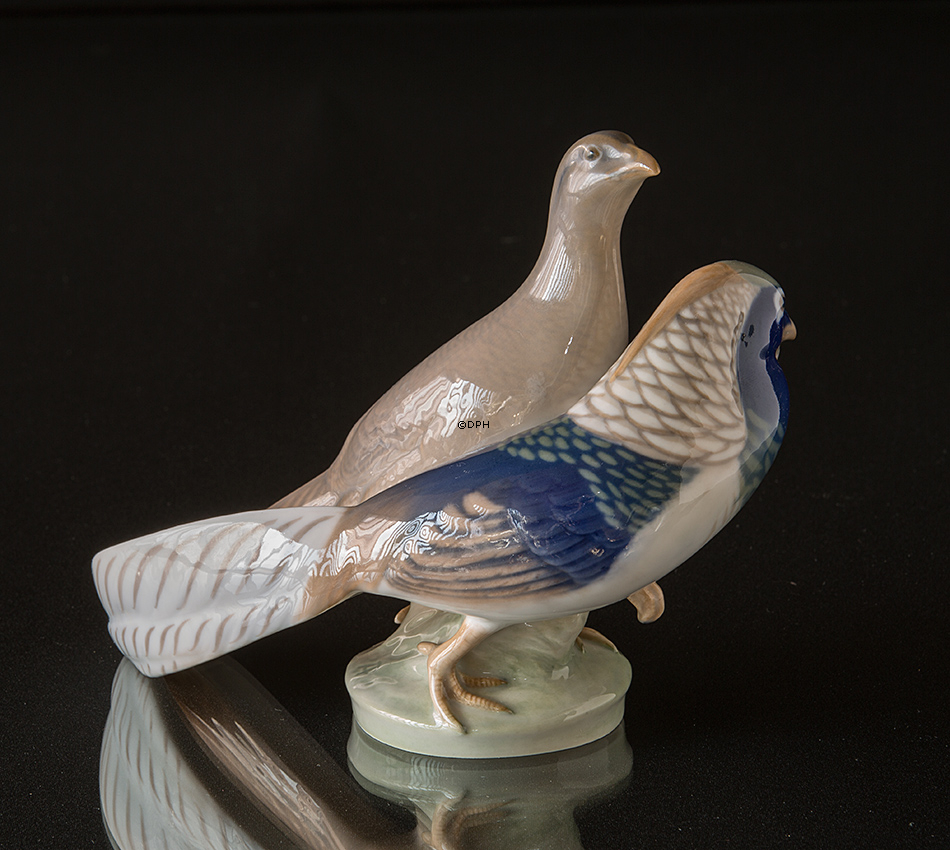 Zwei Fasane, Royal Copenhagen Figur Nr. 862