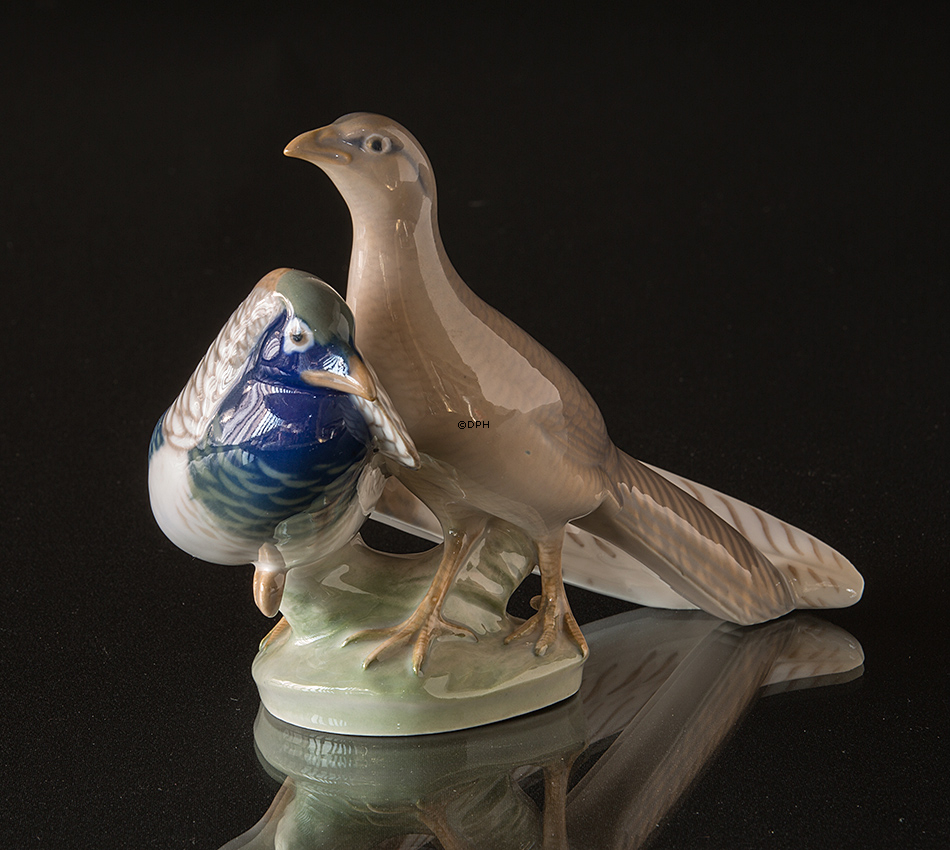 Zwei Fasane, Royal Copenhagen Figur Nr. 862