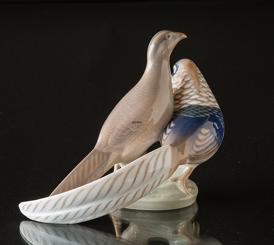 Zwei Fasane, Royal Copenhagen Figur Nr. 862