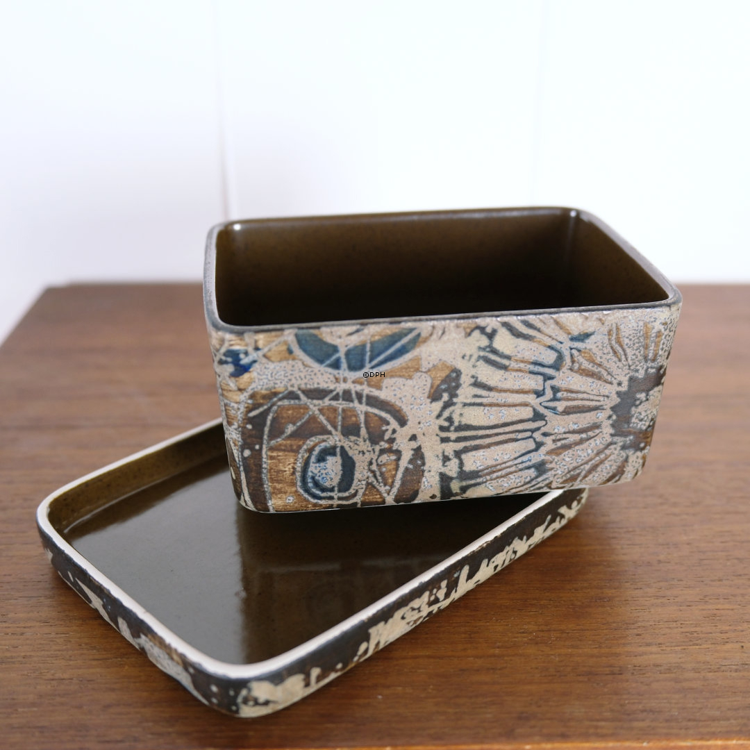 Fayence Butterdose von Nils Thorssen, Royal Copenhagen Nr. 870-2823