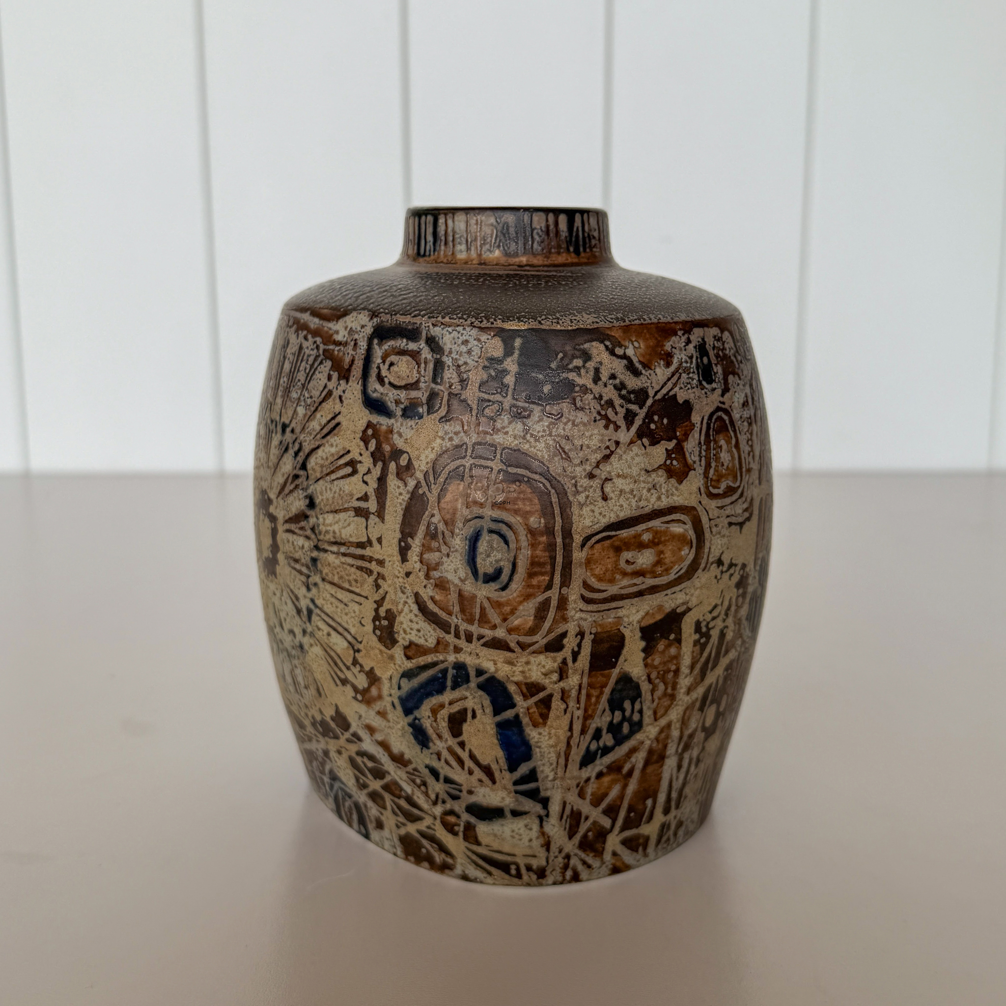 Baca Fayencevase von Nils Thorssen, Royal Copenhagen Nr. 870-3751