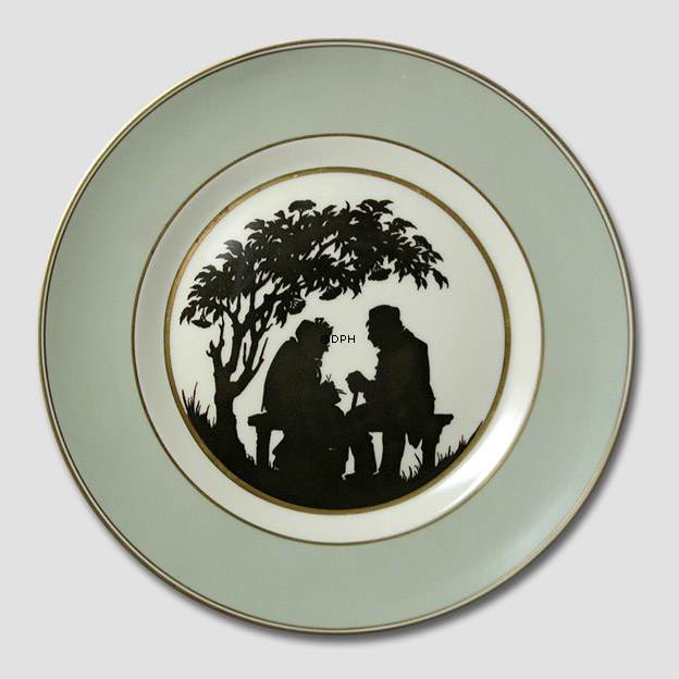 Royal Copenhagen Silhouettenteller Hans Christian Andersen Märchen