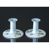 Kerzenhalter mit Blumen und Zweigen, Royal Copenhagen Nr. 967-3900