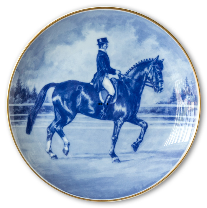 Ravn Pferdesportteller Nr. 1, Dressurreiten - Ulla Haakansson reitet Elymus