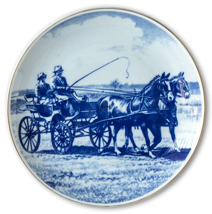 Ravn Pferdesportteller Nr. 6, Reiten - Arne Jonsson und Sven Olsson fahren Munther und Zodiac