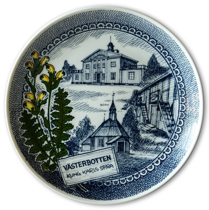 Ravn Landschaftsplatte Nr. 18, Västerbotten Karlszepter