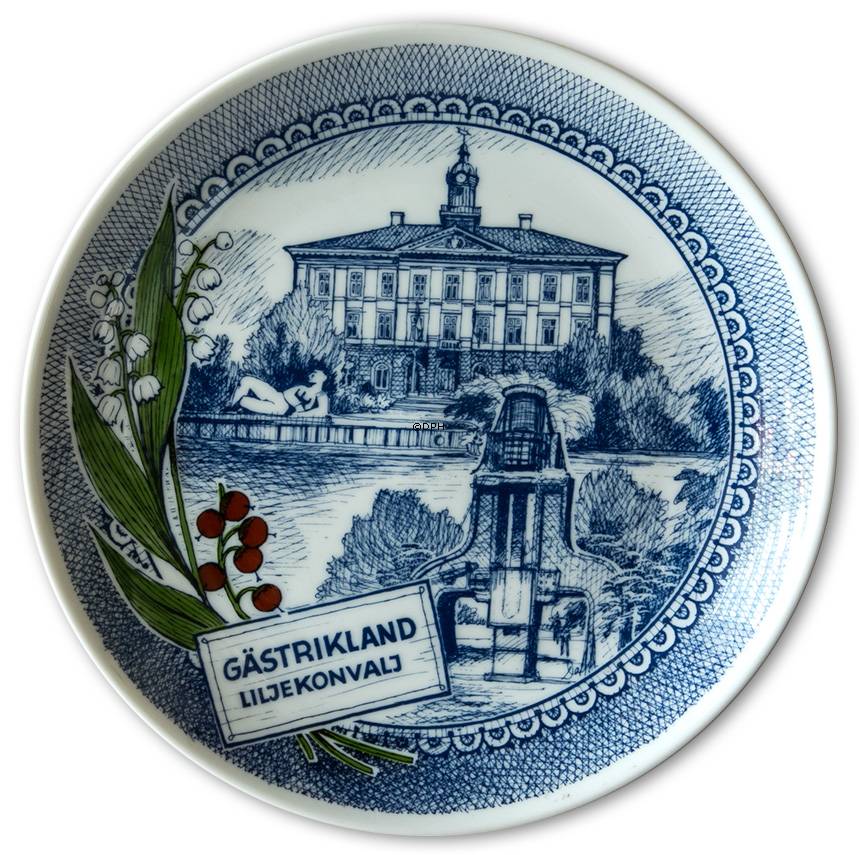 Ravn Landschaftsplatte Nr. 19, Gästrikland Maiglöckchen