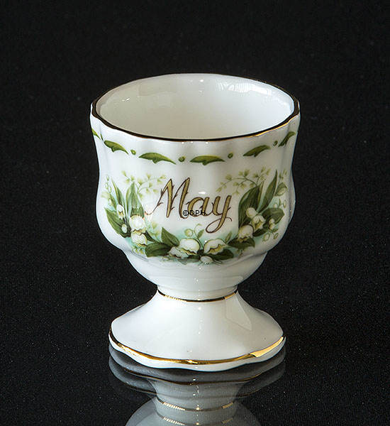 Royal Albert Monatseierbecher mit Blumen Mai Maiglöckchen