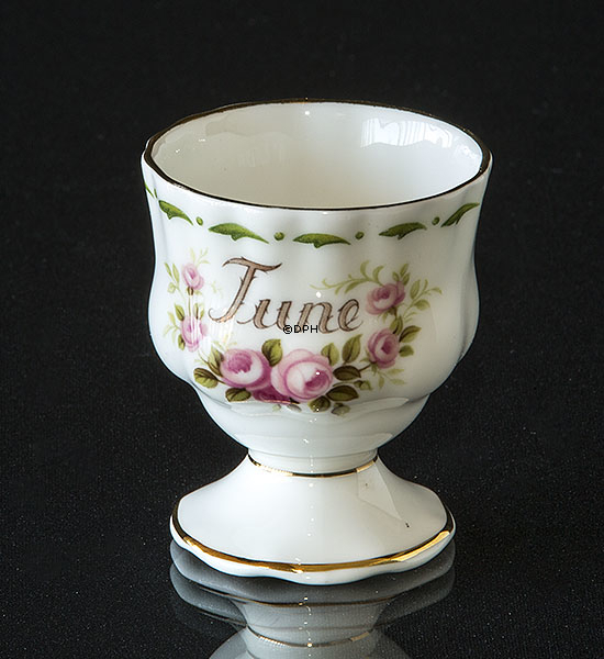 Royal Albert Monatseierbecher mit Blumen Juni Rosen